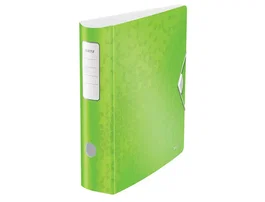 Leitz Active WOW Archivador de Palanca Polifoam Din A4 Lomo 82 mm Verde