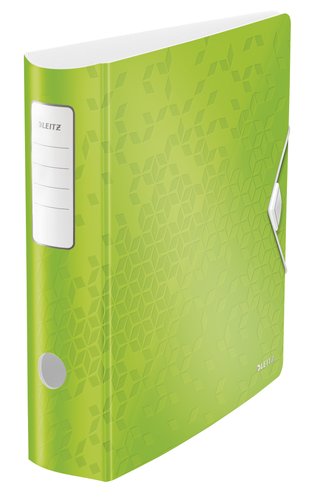 Leitz Archivador de palanca Active Wow Polyfoam 180 Din A4 lomo 82 mm Verde