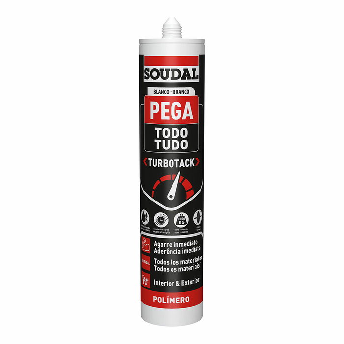 Soudal Pega todo turbotack blanco 290 ml Soudal Pega todo turbotack blanco 290 ml