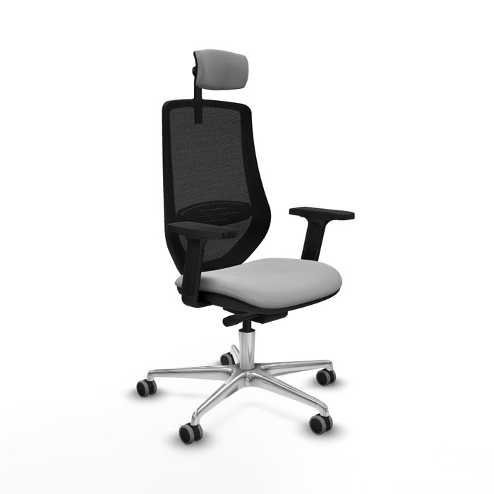 PIQUERAS Y CRESPO Silla de oficina Mardos con mecanismo Sincro/Traslack Gris claro y Negro PIQUERAS Y CRESPO Silla de oficina Mardos con mecanismo Sincro/Traslack Gris claro y Negro