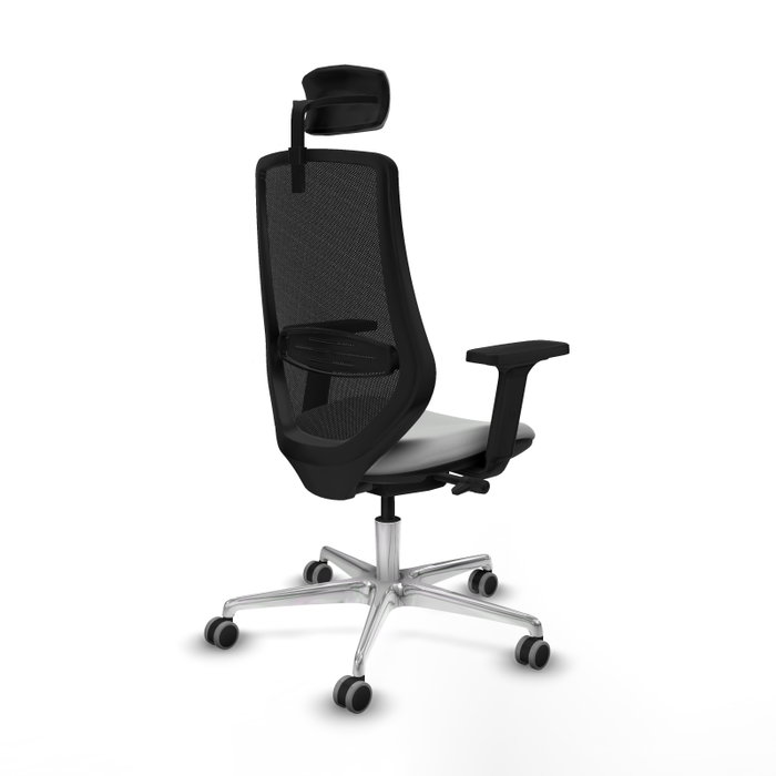 PIQUERAS Y CRESPO Silla de oficina Mardos con mecanismo Sincro/Traslack Gris claro y Negro PIQUERAS Y CRESPO Silla de oficina Mardos con mecanismo Sincro/Traslack Gris claro y Negro