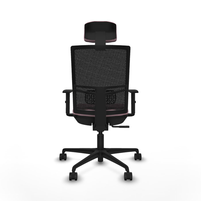 PIQUERAS Y CRESPO Silla de oficina Yunquera Rosa con mecanismo Sincro PIQUERAS Y CRESPO Silla de oficina Yunquera Rosa con mecanismo Sincro