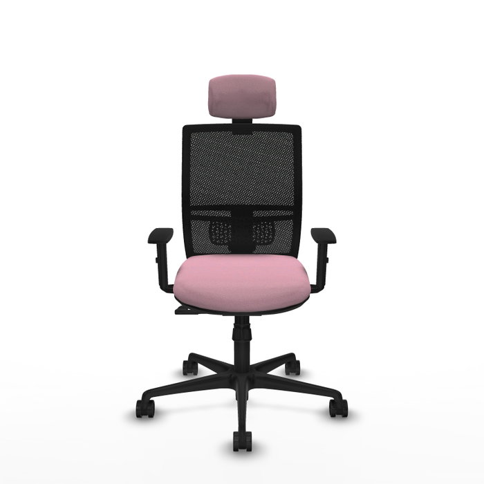 PIQUERAS Y CRESPO Silla de oficina Yunquera Rosa con mecanismo Sincro PIQUERAS Y CRESPO Silla de oficina Yunquera Rosa con mecanismo Sincro