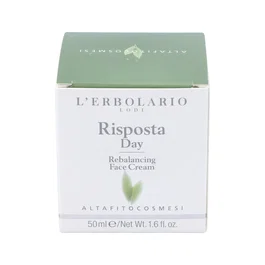 L'Erbolario Crema Facial de Día 50ml - Tratamiento Multifuncional Hidratante Sin Siliconas ni Parabenos