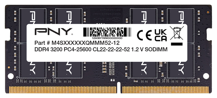 PNY Performance 16 GB DDR4 3200 MHz SODIMM PNY Performance 16 GB DDR4 3200 MHz SODIMM