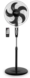 Orbegozo SF 0249 Ventilador de Pie 40 cm 60W Negro con 5 Aspas, 3 Velocidades, Temporizador 6h, Modo Noche e Inclinación Ajustable