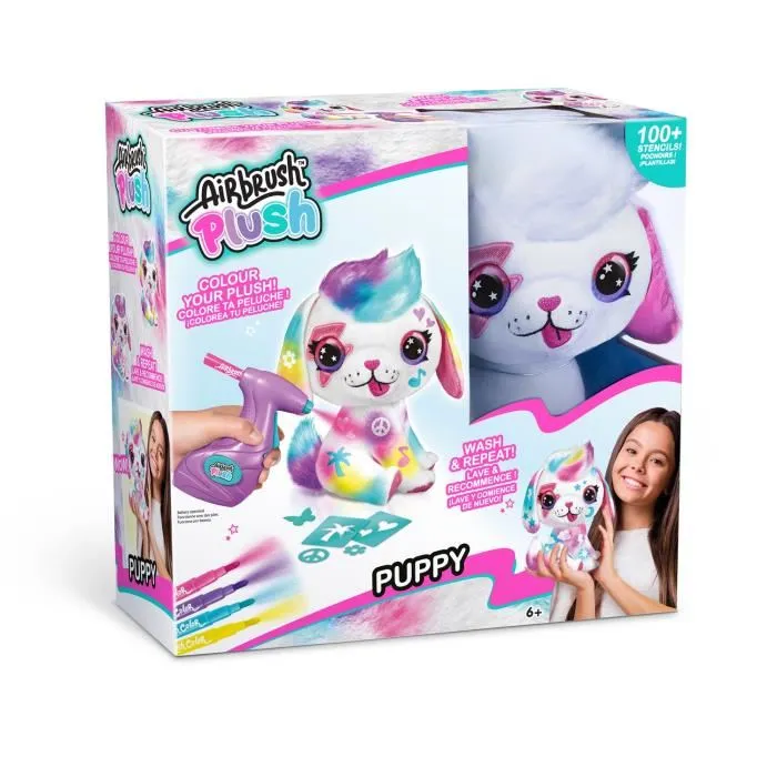 Puppy de felpa para personalizar - Spray art