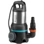 Gardena Bomba de aguas residuales 25000, 1100W, 25000 l/h, para partículas de hasta 38 mm, Aquasensor