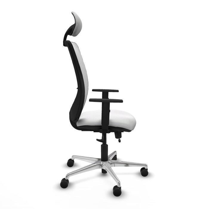 PIQUERAS Y CRESPO Silla de oficina Zulema Blanca con Mecanismo Sincro/Traslack PIQUERAS Y CRESPO Silla de oficina Zulema Blanca con Mecanismo Sincro/Traslack