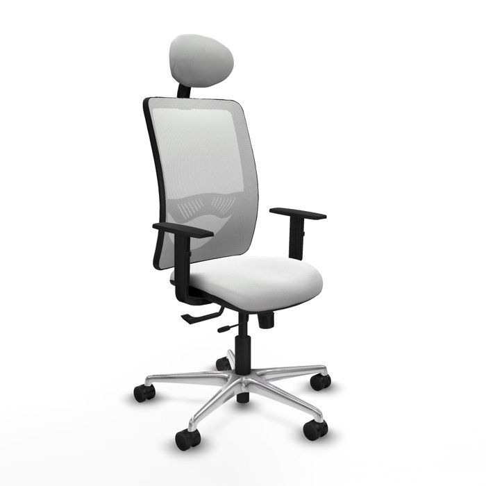 PIQUERAS Y CRESPO Silla de oficina Zulema Blanca con Mecanismo Sincro/Traslack PIQUERAS Y CRESPO Silla de oficina Zulema Blanca con Mecanismo Sincro/Traslack