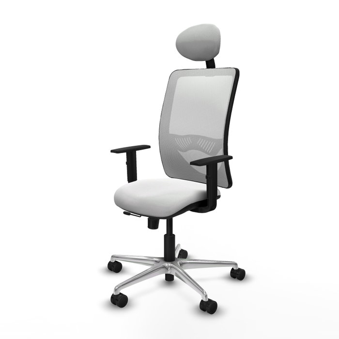 PIQUERAS Y CRESPO Silla de oficina Zulema Blanca con Mecanismo Sincro/Traslack PIQUERAS Y CRESPO Silla de oficina Zulema Blanca con Mecanismo Sincro/Traslack