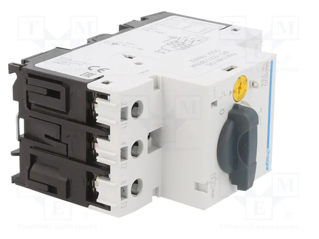 HAGER Interruptor motorizado 0,75kW 230VAC 1,6÷2,5A HAGER Interruptor motorizado 0,75kW 230VAC 1,6÷2,5A