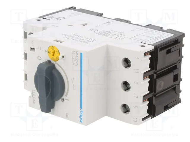 HAGER Interruptor motorizado 0,75kW 230VAC 1,6÷2,5A HAGER Interruptor motorizado 0,75kW 230VAC 1,6÷2,5A