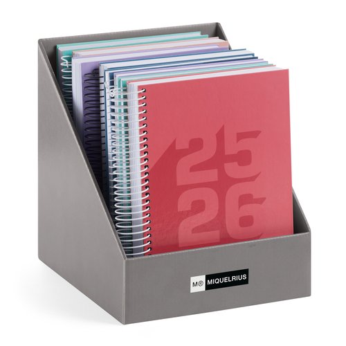 MIQUELRIUS Agenda Escolar School Basic Espiral Tapa Extra Plus 4º 150x213 Surtido de 12 unidades MIQUELRIUS Agenda Escolar School Basic Espiral Tapa Extra Plus 4º 150x213 Surtido de 12 unidades