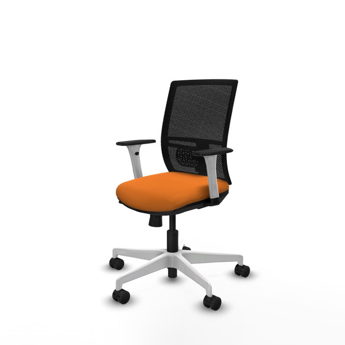 PIQUERAS Y CRESPO Silla de oficina Yunquera Naranja y Negro PIQUERAS Y CRESPO Silla de oficina Yunquera Naranja y Negro