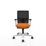 PIQUERAS Y CRESPO Silla de oficina Yunquera Naranja y Negro