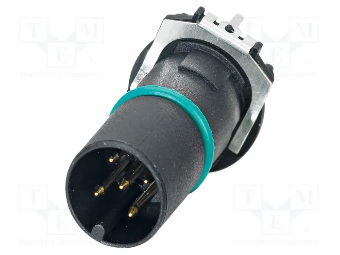 PHOENIX CONTACT Conector M12 industrial de 5 pines, THR, 60V, recto PHOENIX CONTACT Conector M12 industrial de 5 pines, THR, 60V, recto