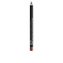 NYX Professional Make Up SUEDE Matte Lip Liner - Perfilador Labial Cremoso Mate - Tono Alabama - 3.5 g