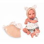 Muñecas Antonio Juan Muñeco Recién Nacido Erik 33014 con Portabebé, 42 cm
