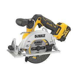 DeWALT Sierra Circular Inalámbrica 12V, Disco 14 cm 3600 RPM, Ajuste de Corte Biselado, Batería de Litio, DCS512P2-QW