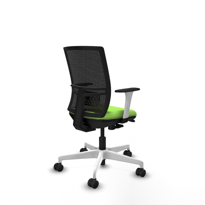 PIQUERAS Y CRESPO Silla de oficina Yunquera Pistacho y Negro