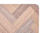 Kinvara Alfombra Cocina Efecto Madera 50x200 cm Poliéster Antideslizante (Set de 12)