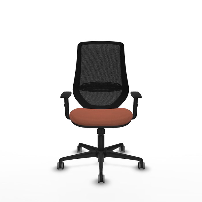 PIQUERAS Y CRESPO Silla de oficina Mardos con mecanismo Sincro, Marrón y Negro PIQUERAS Y CRESPO Silla de oficina Mardos con mecanismo Sincro, Marrón y Negro