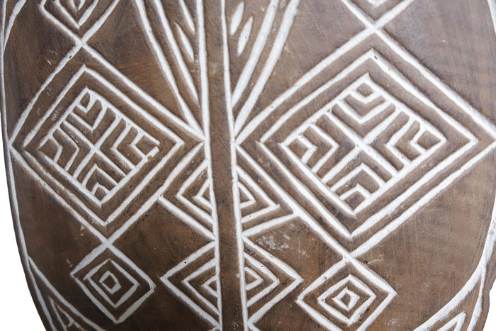 DKD Home Decor Figura Máscara Tribal en Suar y Hierro DKD Home Decor Figura Máscara Tribal en Suar y Hierro