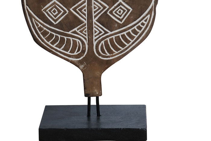 DKD Home Decor Figura Máscara Tribal en Suar y Hierro DKD Home Decor Figura Máscara Tribal en Suar y Hierro