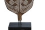DKD Home Decor Figura Máscara Tribal en Suar y Hierro