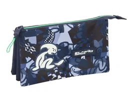 Safta Bolso escolar portatodo triple El Niño Navy
