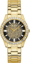 GUESS GW0405L2 Dorado con Glitter Burst