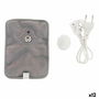 Bolsa de Agua Caliente Eléctrica Gift Decor Gris Plástico 380 W Terciopelo Manos (12 Unidades)