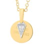 Secrecy Collar P7215CDAWWC93 con Colgante de Plata de Ley y Diamante