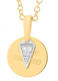 Secrecy Collar P7215CDAWWC93 con Colgante de Plata de Ley y Diamante