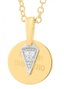 Secrecy Collar P7215CDAWWC93 con Colgante de Plata de Ley y Diamante