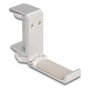 DeLOCK Soporte para auriculares ajustable para escritorio en aluminio plata