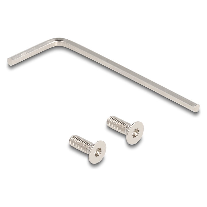 DeLOCK Soporte para Auriculares Ajustable para Mesa, Aluminio Plata, 83x123x30 mm, Cualquier Marca