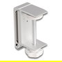 DeLOCK Soporte para Auriculares Ajustable para Mesa, Aluminio Plata, 83x123x30 mm, Cualquier Marca