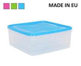 Inde Fiambrera Cuadrada 4.25L Colores (6 Unidades)
