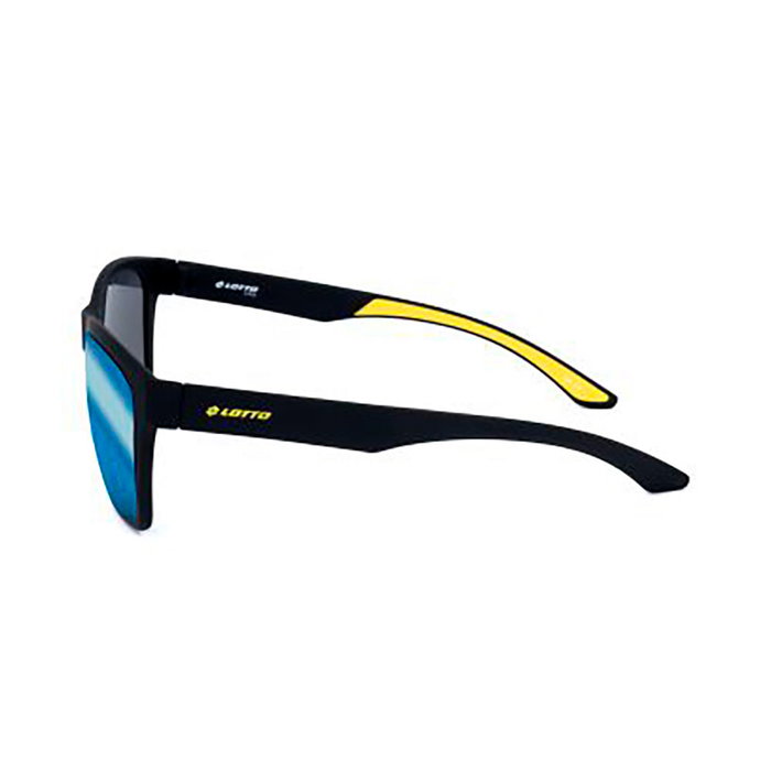 Lotto Gafas de Sol LS1002 Unisex Rectangulares TR90 Negro 138 mm