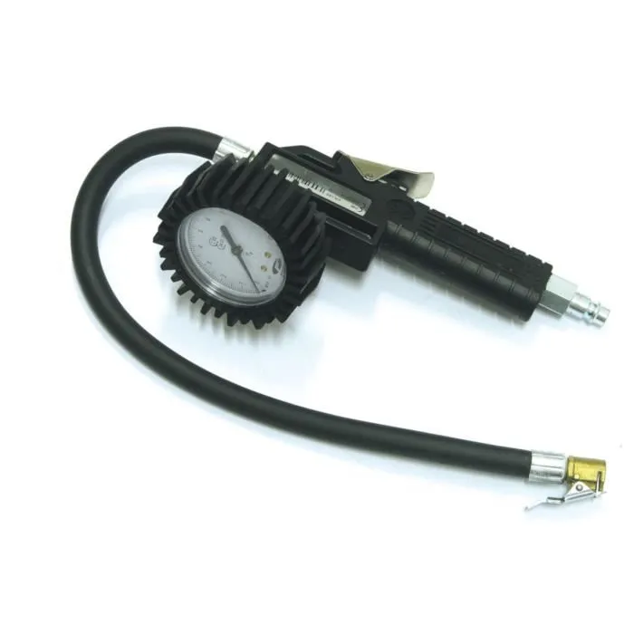 Mecafer Kit de Accesorios para Aire Comprimido 8 Piezas, Inflado y Soplado con Conexión Rápida, Incluye Manija, Puntas, Manguera, Conectores y Fuelle