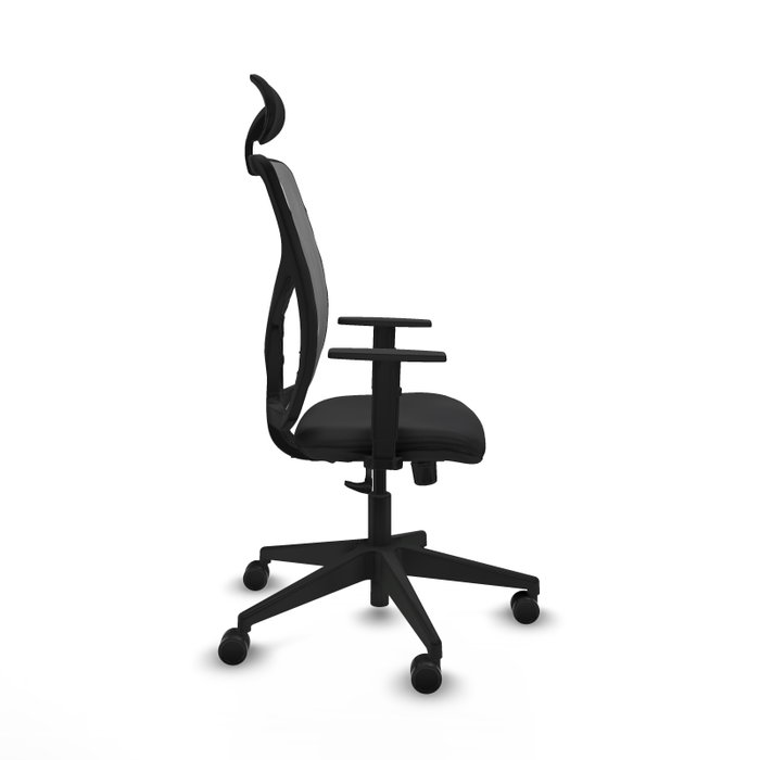 PIQUERAS Y CRESPO Silla de oficina Motilla con mecanismo Sincro, Negro y Gris PIQUERAS Y CRESPO Silla de oficina Motilla con mecanismo Sincro, Negro y Gris