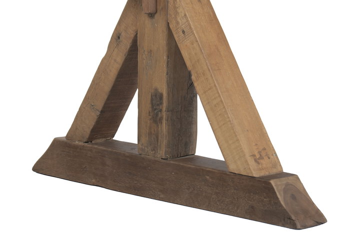 DKD Home Decor 2c24 Mesa Comedor Indio Natural 180x90x78 cm Madera Reciclada