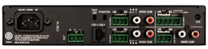 JBLPRO Mezclador Amplificador Comercial Serie CSM 4 Entradas RJ45 JBLPRO Mezclador Amplificador Comercial Serie CSM 4 Entradas RJ45