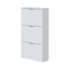 Forés/Arkit Zapatero de 3 puertas abatibles Blanco brillo