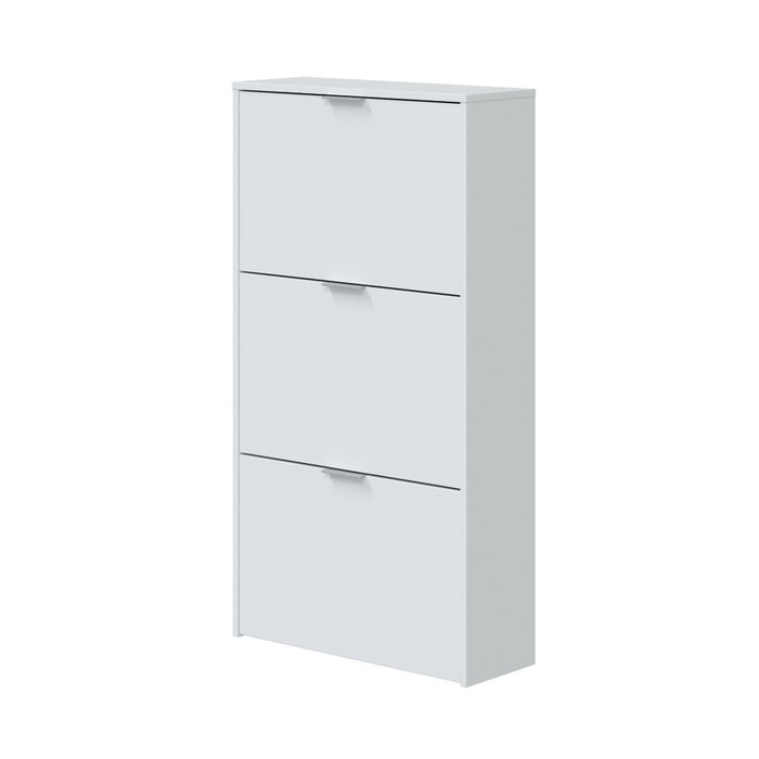 Forés/Arkit Zapatero de 3 puertas abatibles Blanco brillo Forés/Arkit Zapatero de 3 puertas abatibles Blanco brillo