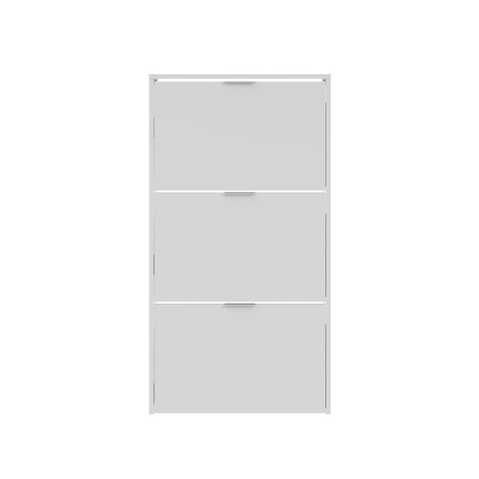 Forés/Arkit Zapatero de 3 puertas abatibles Blanco brillo Forés/Arkit Zapatero de 3 puertas abatibles Blanco brillo