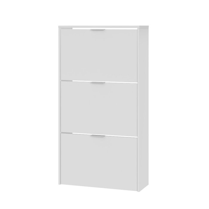 Forés/Arkit Zapatero de 3 puertas abatibles Blanco brillo Forés/Arkit Zapatero de 3 puertas abatibles Blanco brillo