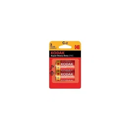 Kodak Pilas Extra Heavy Duty LR14 Zinc 2700 mAh 1.5V Pack de 2
